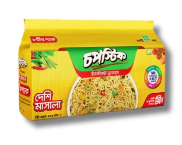চপস্টিক দেশী মাসালা নুডুলস 496gm (8pack)